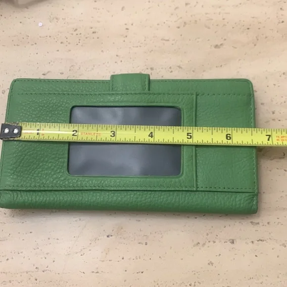 Vintage Genuine Leather Checkbook Wallet - Picture 9 of 9